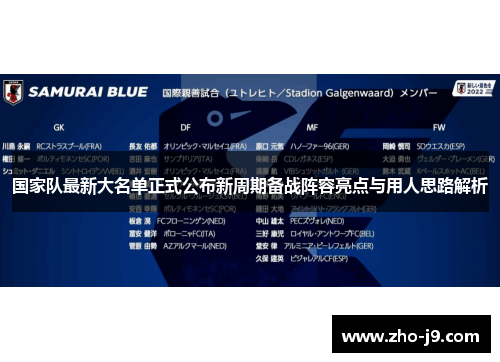 国家队最新大名单正式公布新周期备战阵容亮点与用人思路解析 国家队最新大名单正式公布新周期备战阵容亮点与用人思路解析